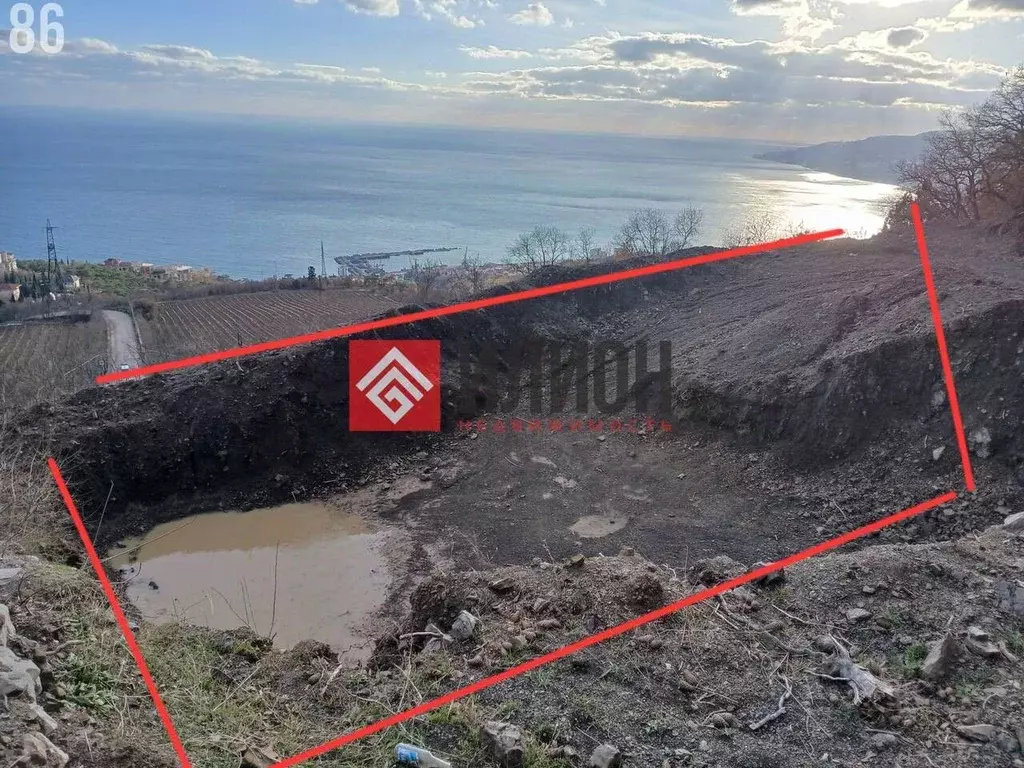 Участок в Крым, Ялта муниципальный округ, Массандра пгт ш. ... - Фото 2