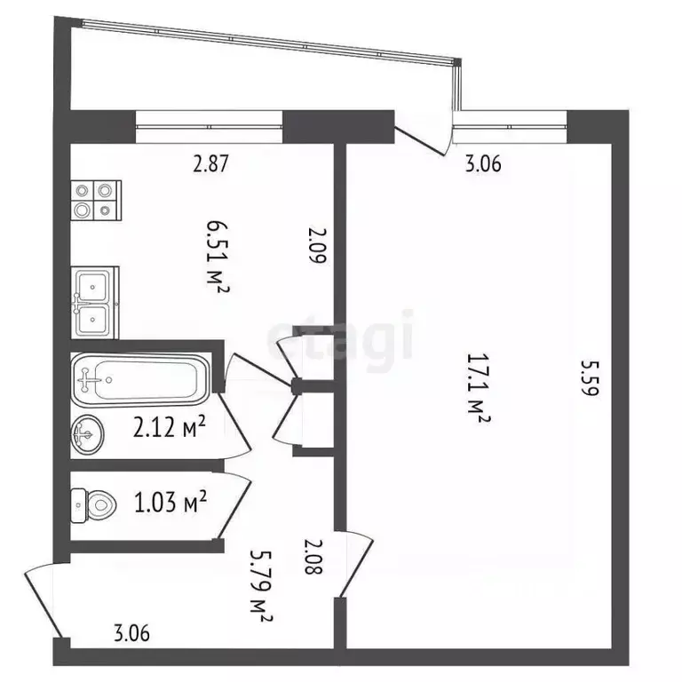 1-к кв. Мордовия, Саранск ул. Семашко, 22 (33.0 м) - Фото 1