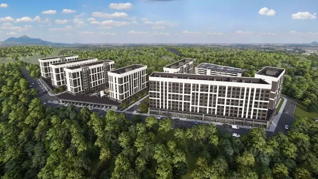 2-к кв. Ставропольский край, Ессентуки ул. Благодатная, 22к3 (55.39 м) - Фото 1