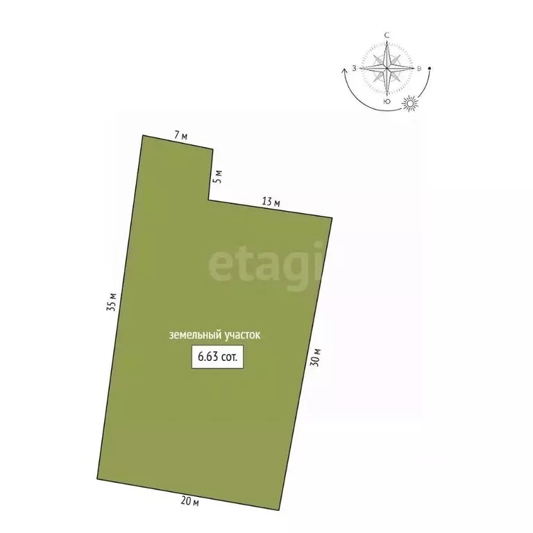 Участок в Амурская область, Благовещенск ул. 50 лет Октября, 48 (6.63 ... - Фото 2