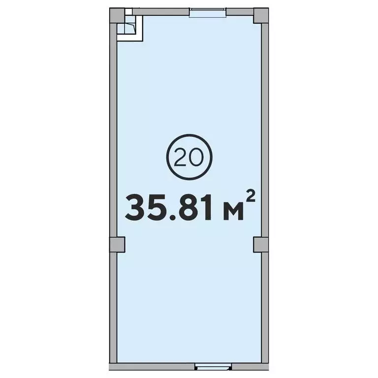 Помещение свободного назначения (35.81 м) - Фото 2