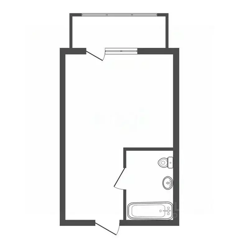 Студия Санкт-Петербург наб. Макарова, 58 (31.3 м) - Фото 2