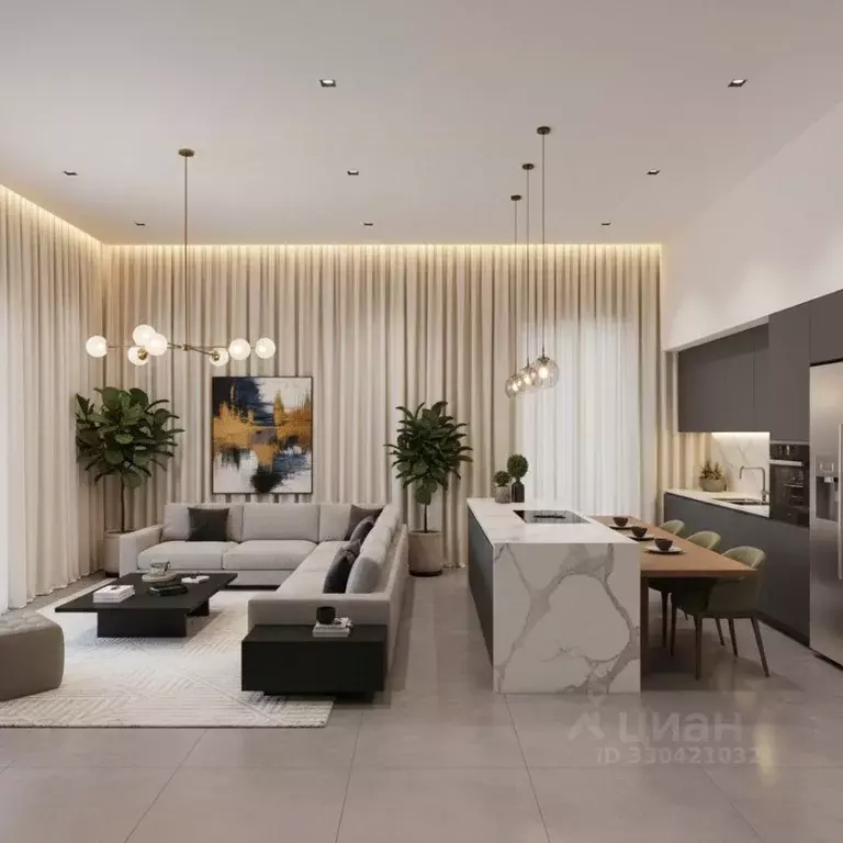 3-к кв. Москва Краснопресненская наб., 14Ак2 (176.5 м) - Фото 1