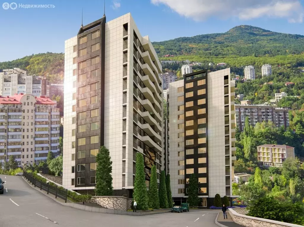 1-комнатная квартира: Ялта, Красноармейская улица, 36Бк4 (37.9 м) - Фото 1