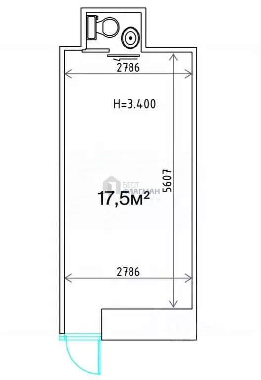 Торговая площадь в Москва Ленинградский просп., 33К3 (18 м) - Фото 2