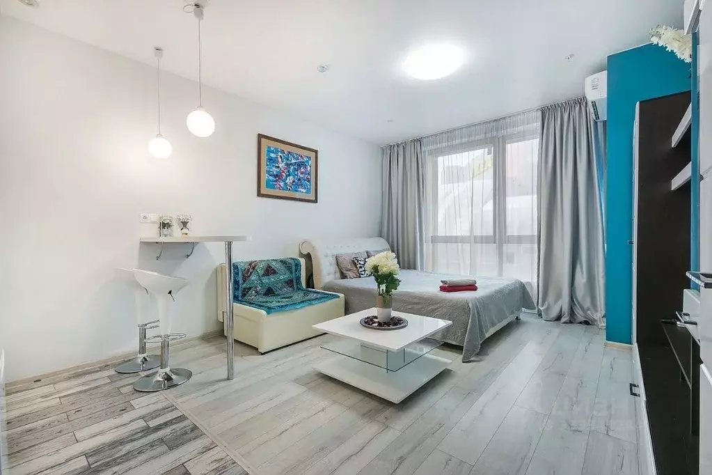 Студия Москва Ходынский бул., 2 (34.0 м) - Фото 1