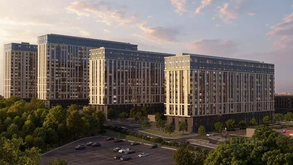 2-к кв. Москва Стеллар Сити жилой комплекс (46.7 м) - Фото 1