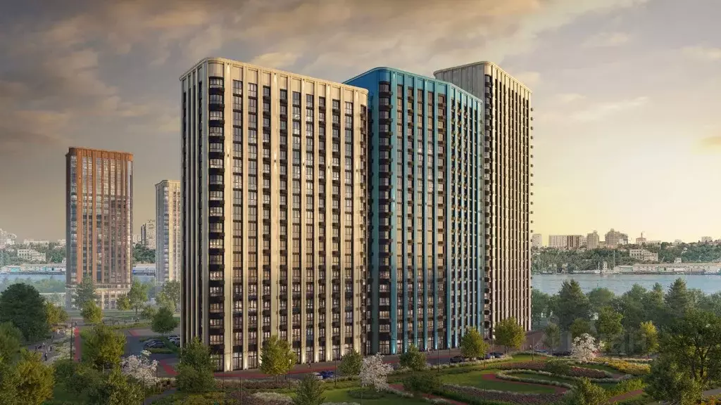 2-к кв. Ростовская область, Ростов-на-Дону Левобережье жилой комплекс ... - Фото 1