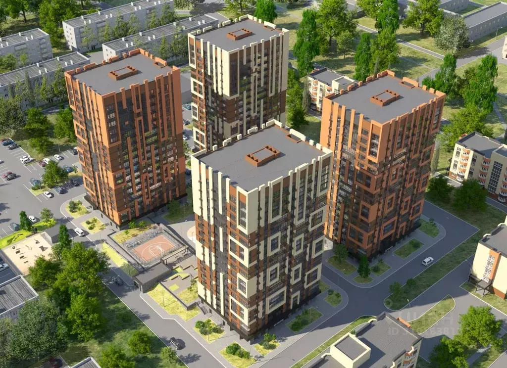 Студия Нижегородская область, Нижний Новгород 52-й кв-л,  (17.1 м) - Фото 1
