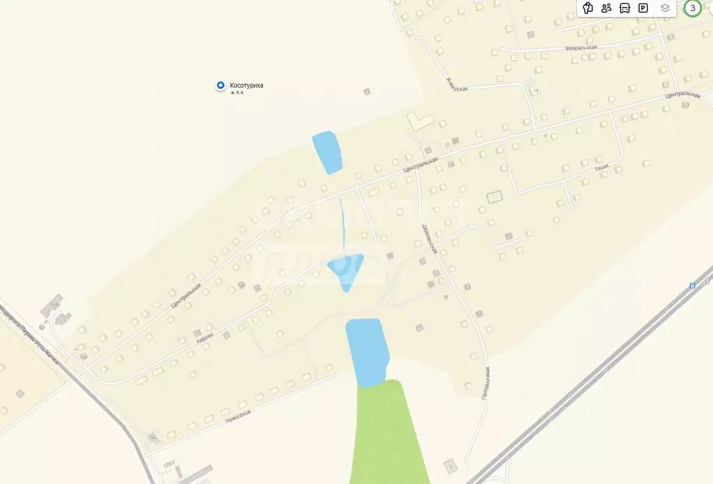 Участок в Пермский край, Пермский муниципальный округ, д. Косотуриха ... - Фото 0