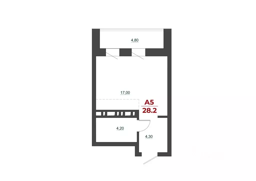 2-к кв. Красноярский край, Красноярск Нанжуль-Солнечный мкр, Фамилия ... - Фото 1