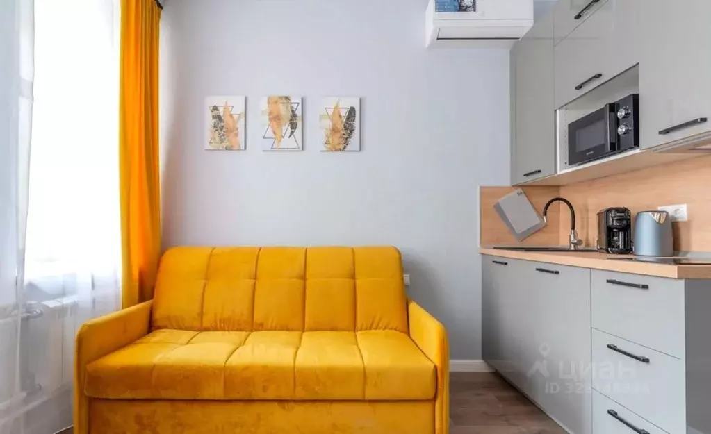 Студия Москва ул. Красина, 7С4 (16.0 м) - Фото 1