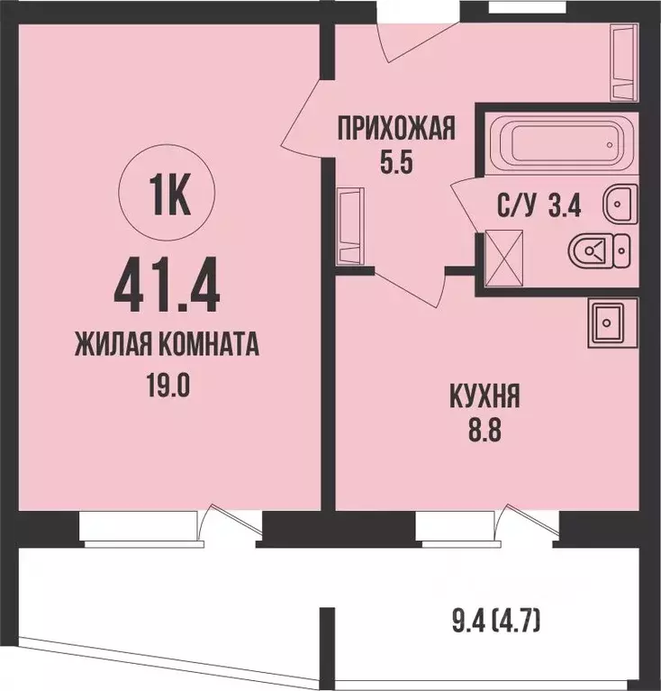 1-к кв. Новосибирская область, Новосибирск Родники мкр, Династия жилой ... - Фото 1