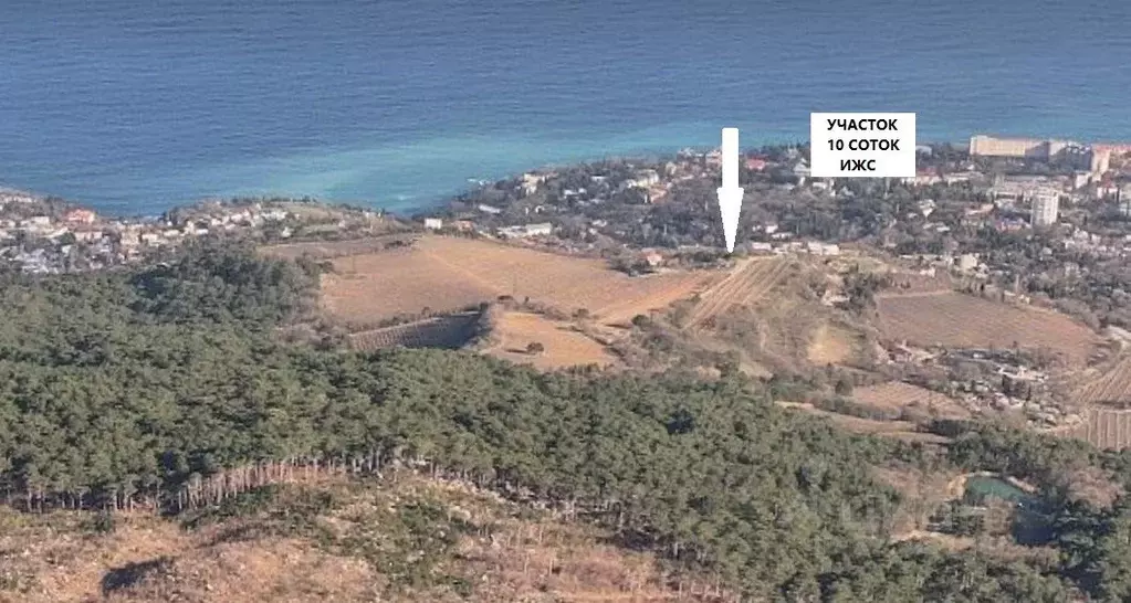Участок в Крым, Алупка Касимовка ЖСТ,  (10.0 сот.) - Фото 1