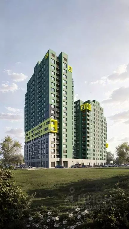 1-к кв. Тюменская область, Тюмень ДОК мкр, ул. Рылеева, 31 (38.13 м) - Фото 1