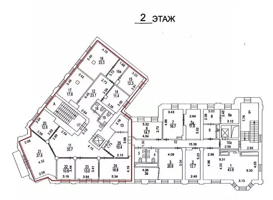 Офис в Москва ул. Большая Якиманка, 17/2С1 (272 м) - Фото 2