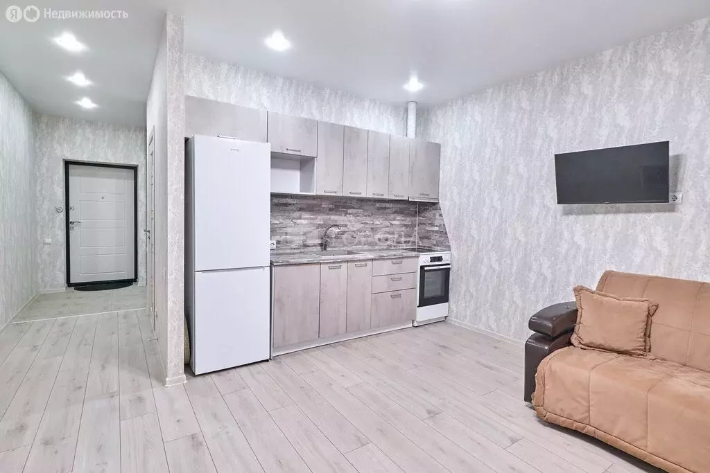 Квартира-студия: деревня Кисловка, микрорайон Левобережный, улица ... - Фото 1