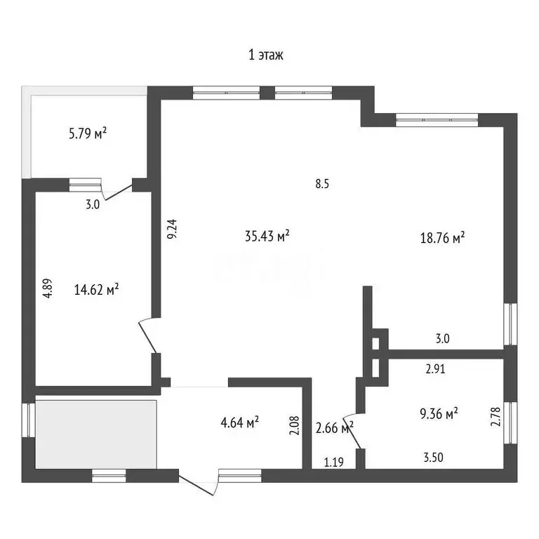 Дом в Новый, улица Фаннура Сафина (200 м) - Фото 2