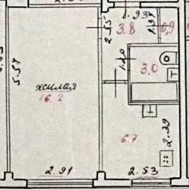 1-к кв. Карелия, Кондопога просп. Калинина, 7Б (31.0 м) - Фото 2