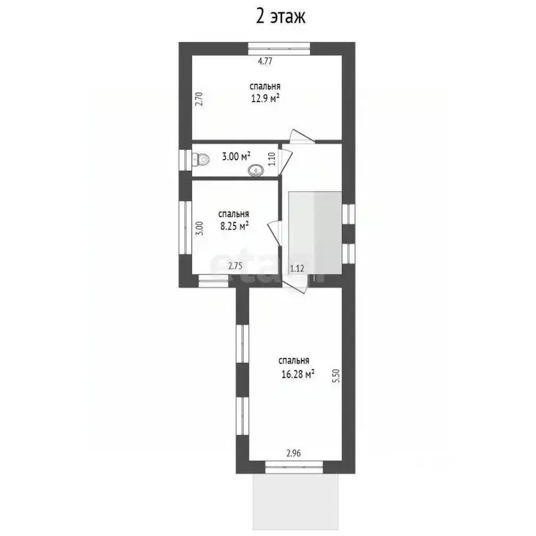 Дом в Ростовская область, Азов Азовский район, ул. Мирошниченко (96 м) - Фото 2
