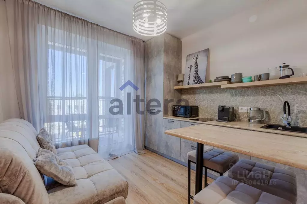 1-к кв. Татарстан, Казань Бухарская ул., 32к1 (30.0 м) - Фото 1