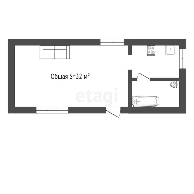 Дом в Каменский сельсовет, СНТ Иня-НАПО (100 м) - Фото 1