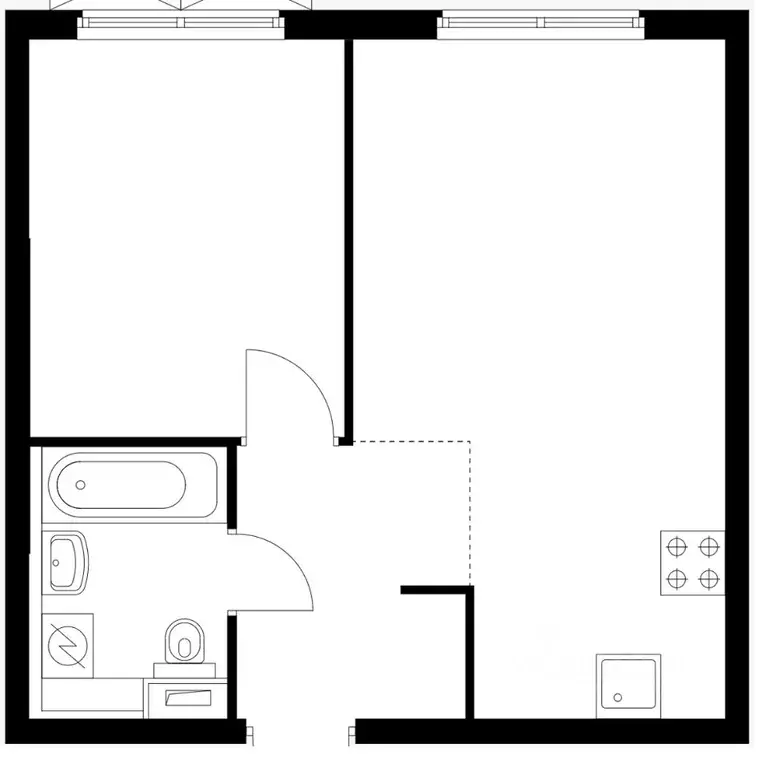 1-к кв. Москва Волоколамское ш., 24к2 (37.0 м) - Фото 1