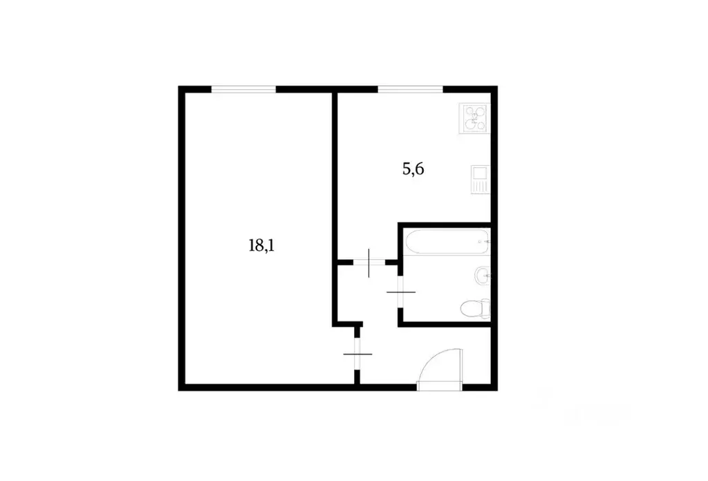 1-к кв. Владимирская область, Александровский муниципальный округ, ... - Фото 2