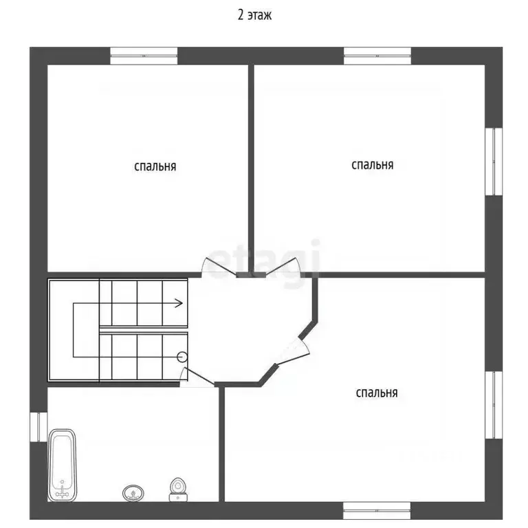 Дом в Крым, Симферопольский район, с. Родниково ул. Энтузиастов (121 ... - Фото 2
