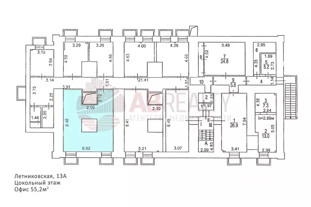Офис в Москва Летниковская ул., 13А (55 м) - Фото 1