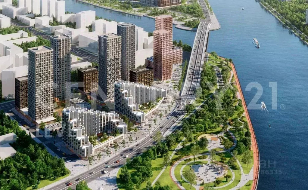 1-к кв. Москва наб. Марка Шагала, 11к2 (37.0 м) - Фото 1