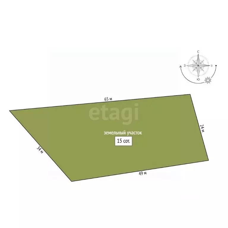 Участок в Амурская область, Благовещенск Левобережье тер.,  (15.0 ... - Фото 2