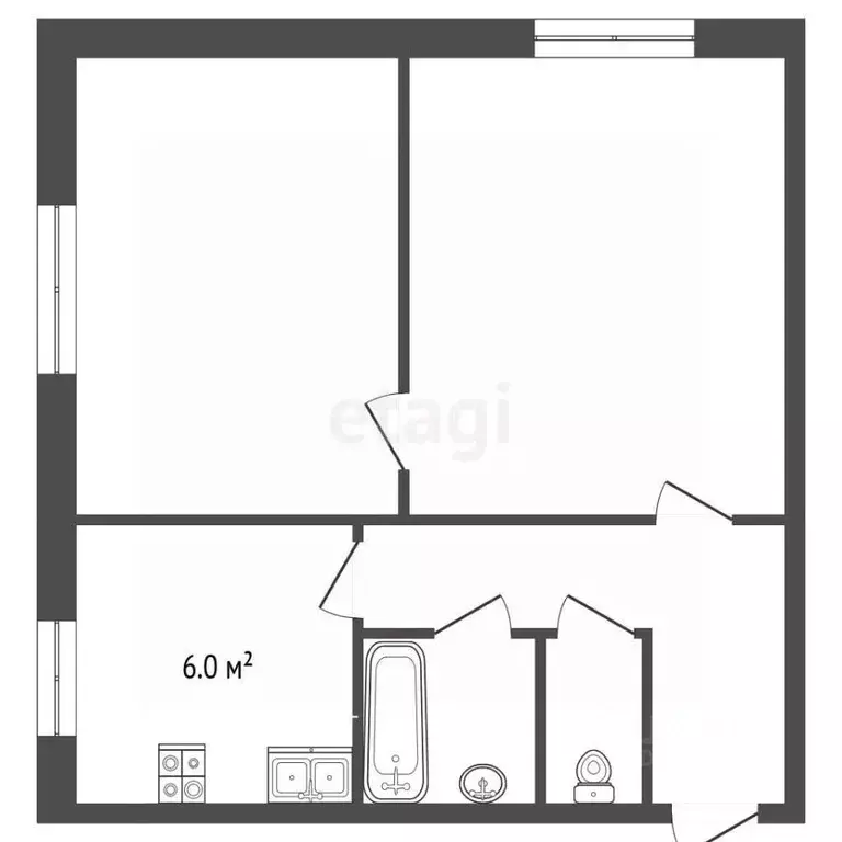 2-к кв. Московская область, Воскресенск Фетровой фабрики мкр, ул. ... - Фото 2