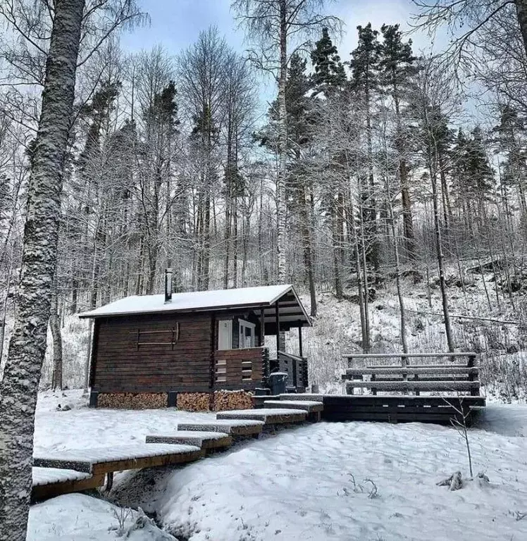 Дом в Карелия, Лахденпохский муниципальный округ, пос. Харвиа, Район ... - Фото 2