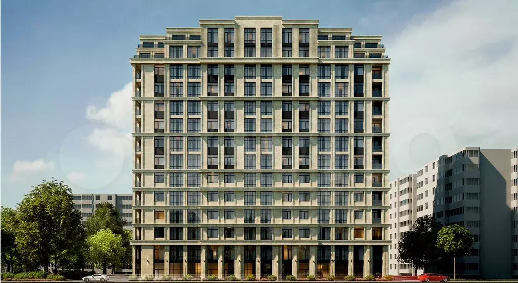 2-к. квартира, 77 м, 10/15 эт. - Фото 1
