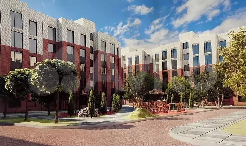 Квартира-студия, 33,6 м, 4/5 эт. - Фото 1