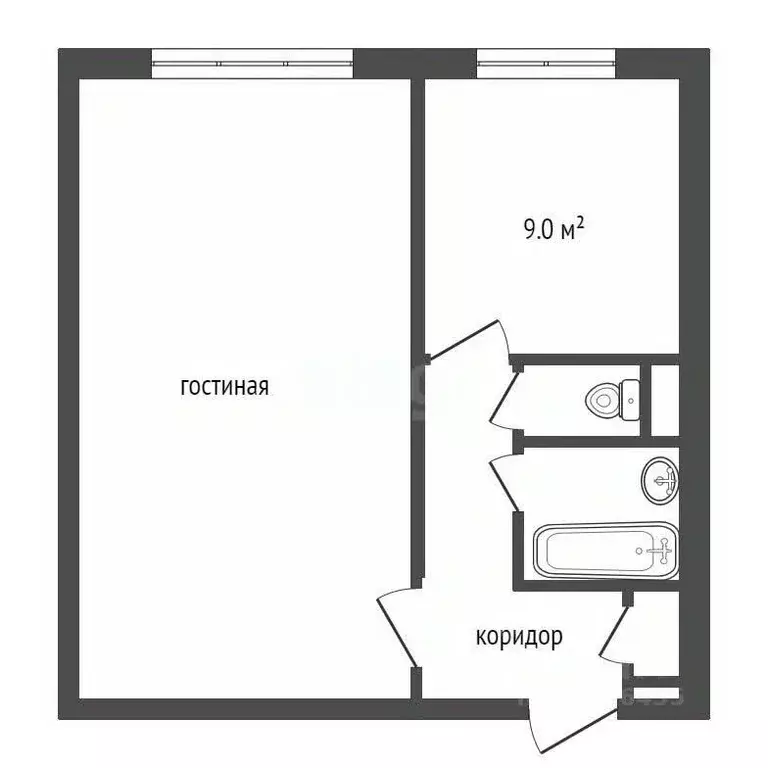 1-к кв. Москва Новочеркасский бул., 9 (33.0 м) - Фото 1