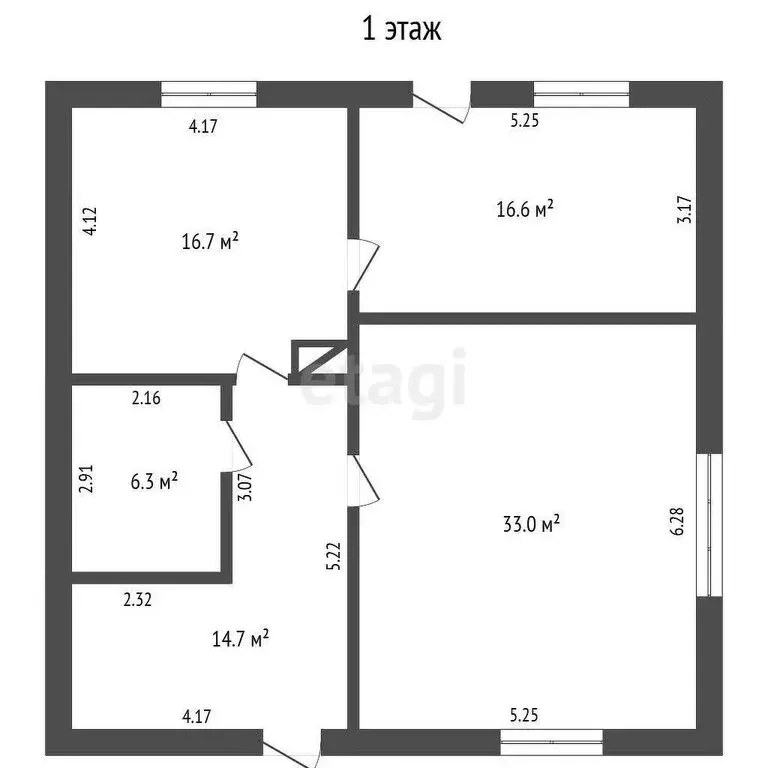 Дом в село Большая Шильна, Полевая улица (200 м) - Фото 2