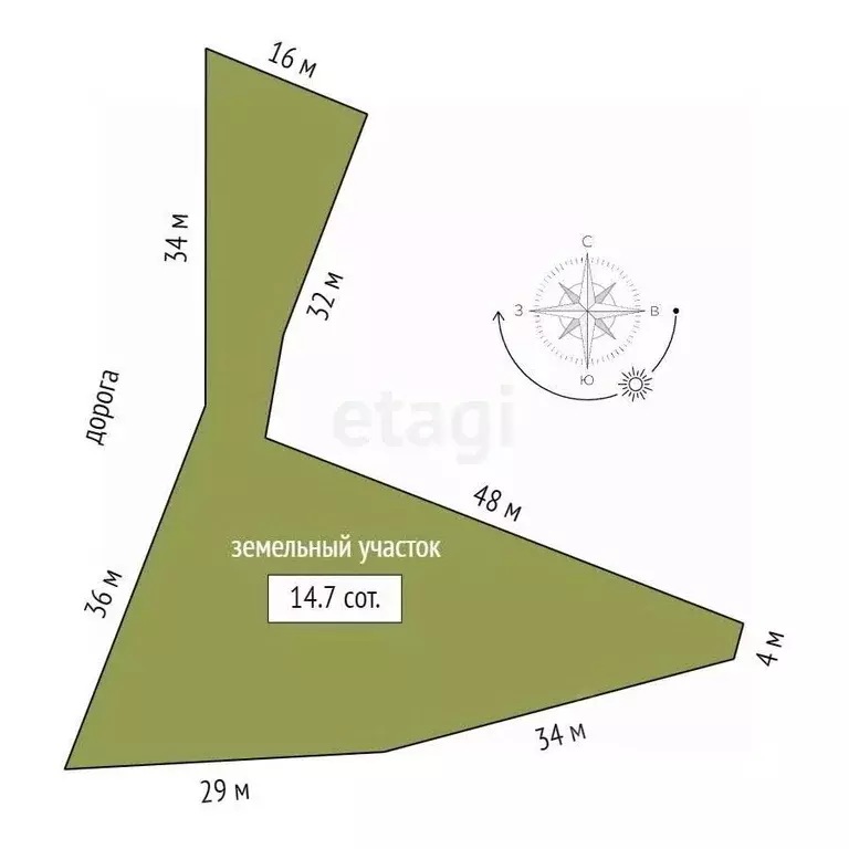 Участок в Калужская область, Калуга ул. Гурьева гора, 108 (14.7 сот.) - Фото 2