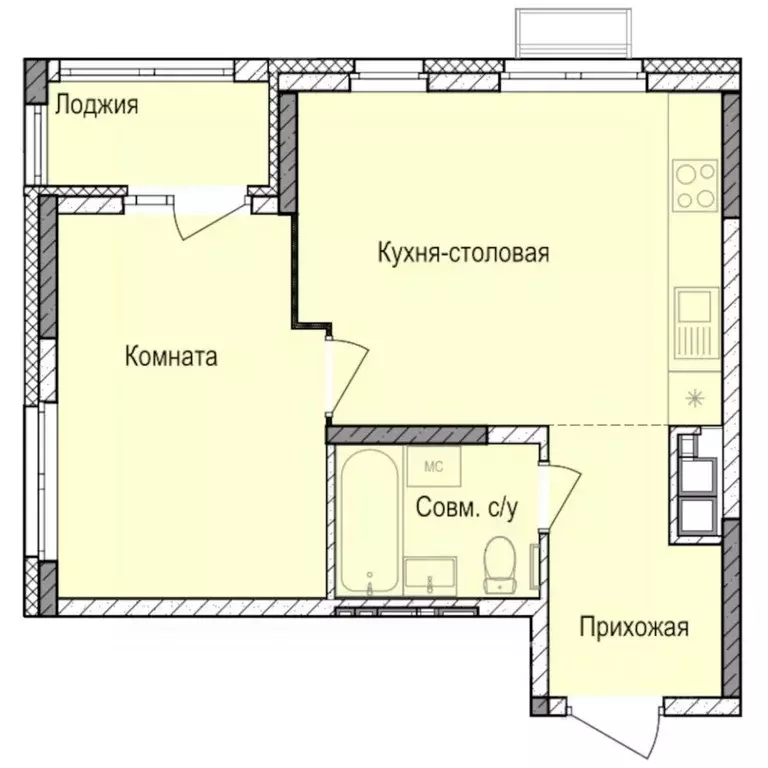 1-к кв. Удмуртия, Ижевск Автопроизводство жилрайон, Норвежский Лес ... - Фото 0