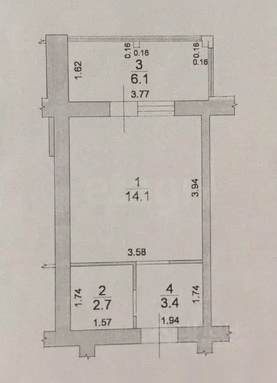 Студия Ульяновская область, Ульяновск просп. Столыпина, 21 (26.3 м) - Фото 2