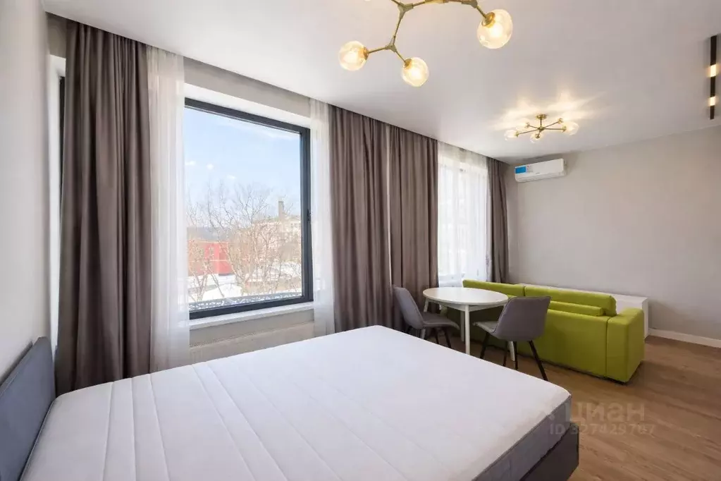 Студия Москва Новоданиловская наб., 8к1 (30.5 м) - Фото 1