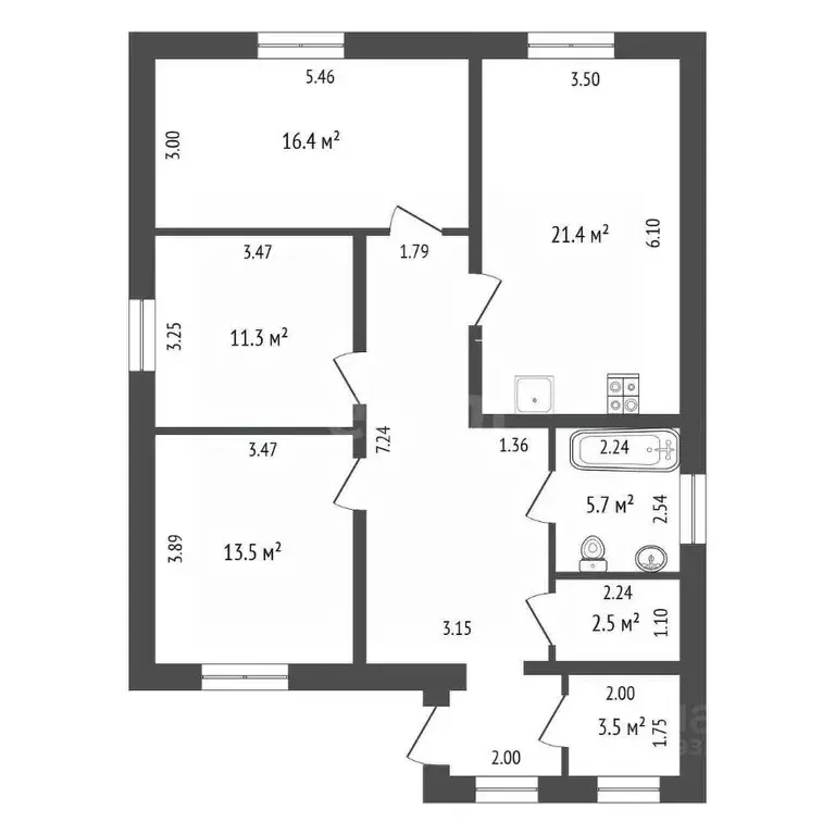 Дом в Тюменская область, Тюмень Царево СНТ,  (95 м) - Фото 1