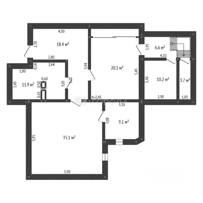 Дом в Алтайский край, Барнаул Ясная ул., 57 (331 м) - Фото 2