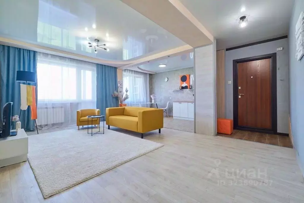 3-к кв. Томская область, Томск ул. Клюева, 26 (65.0 м) - Фото 2