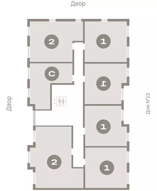 2-комнатная квартира: городской посёлок Новоселье, ЖК Брусника (64.16 ... - Фото 2