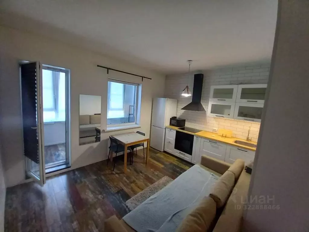 Студия Санкт-Петербург Комендантский просп., 71 (23.1 м) - Фото 2