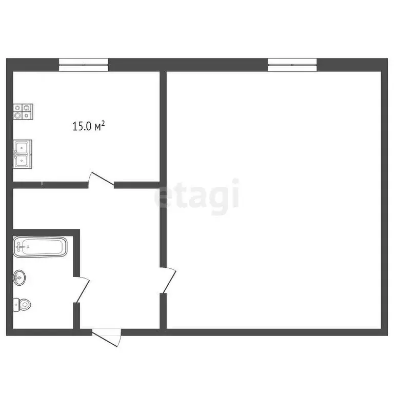 1-комнатная квартира: Железноводск, улица Ленина, 25 (47 м) - Фото 0