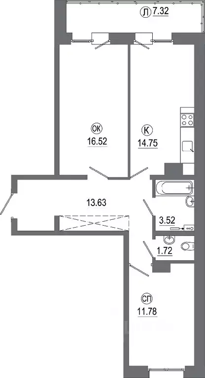 2-к кв. Иркутская область, Иркутск ИВАТУ городок, Авиатор жилой ... - Фото 1
