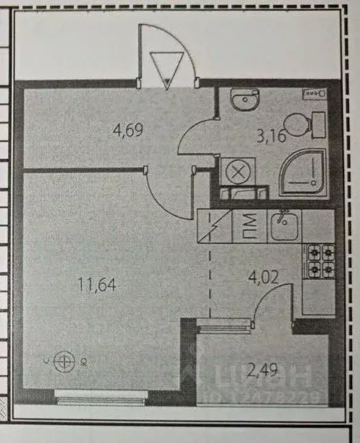 Студия Ленинградская область, Сертолово Всеволожский район, ... - Фото 2